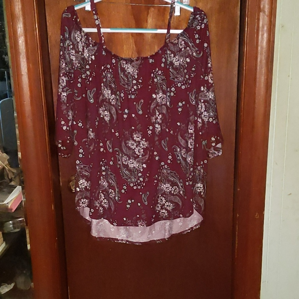 Off the shoulder shirt